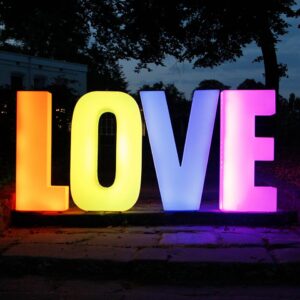 LED Letters LOVE