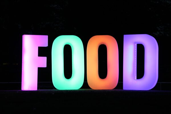 LED Letters FOOD