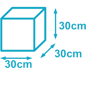 LED kubus 30 afmetingen